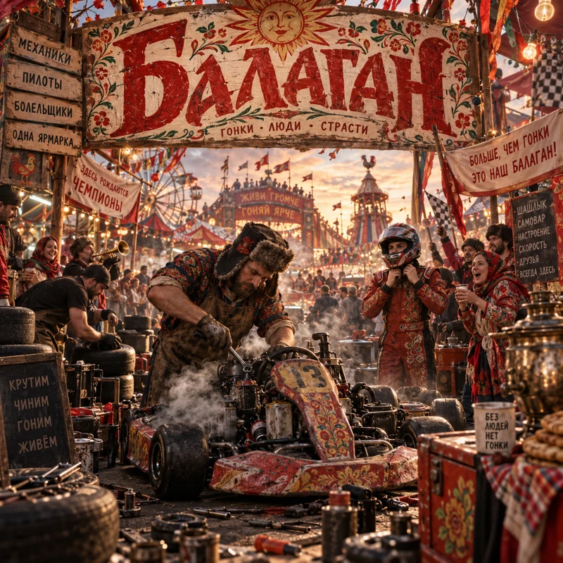 Обложка: Балаган