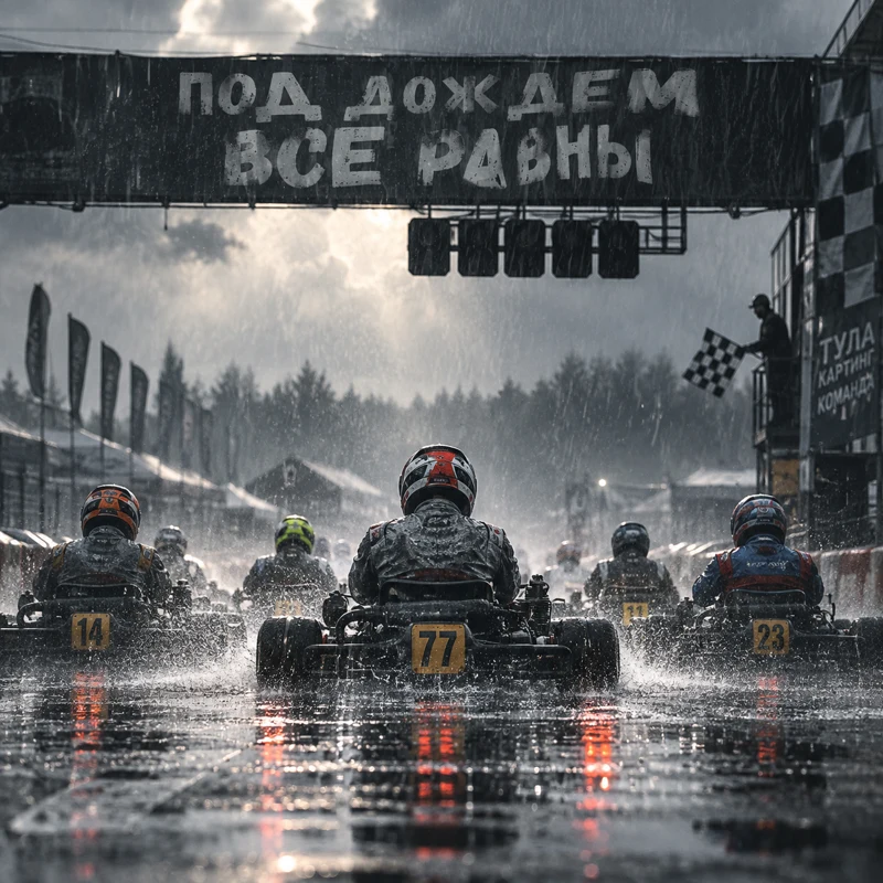 Обложка: Под дождём все равны